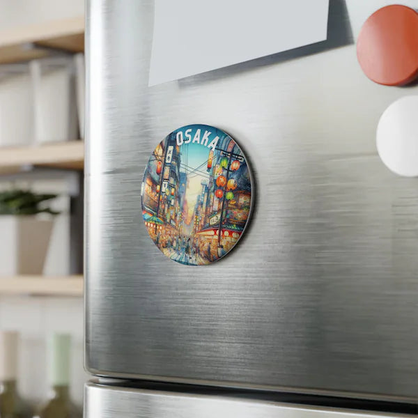 Custom Round Fridge Magnets