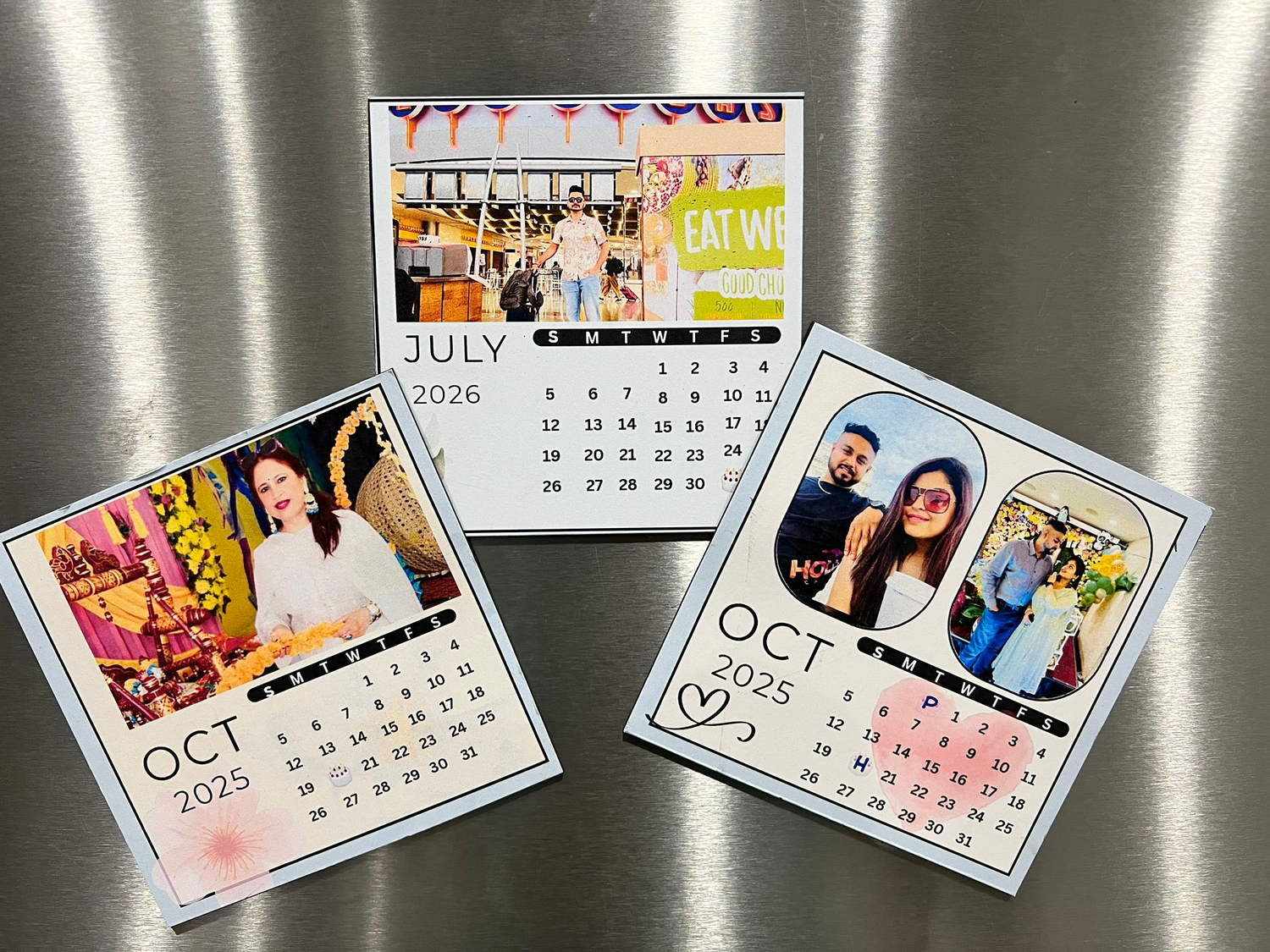 Custom Calendar Fridge Magnet