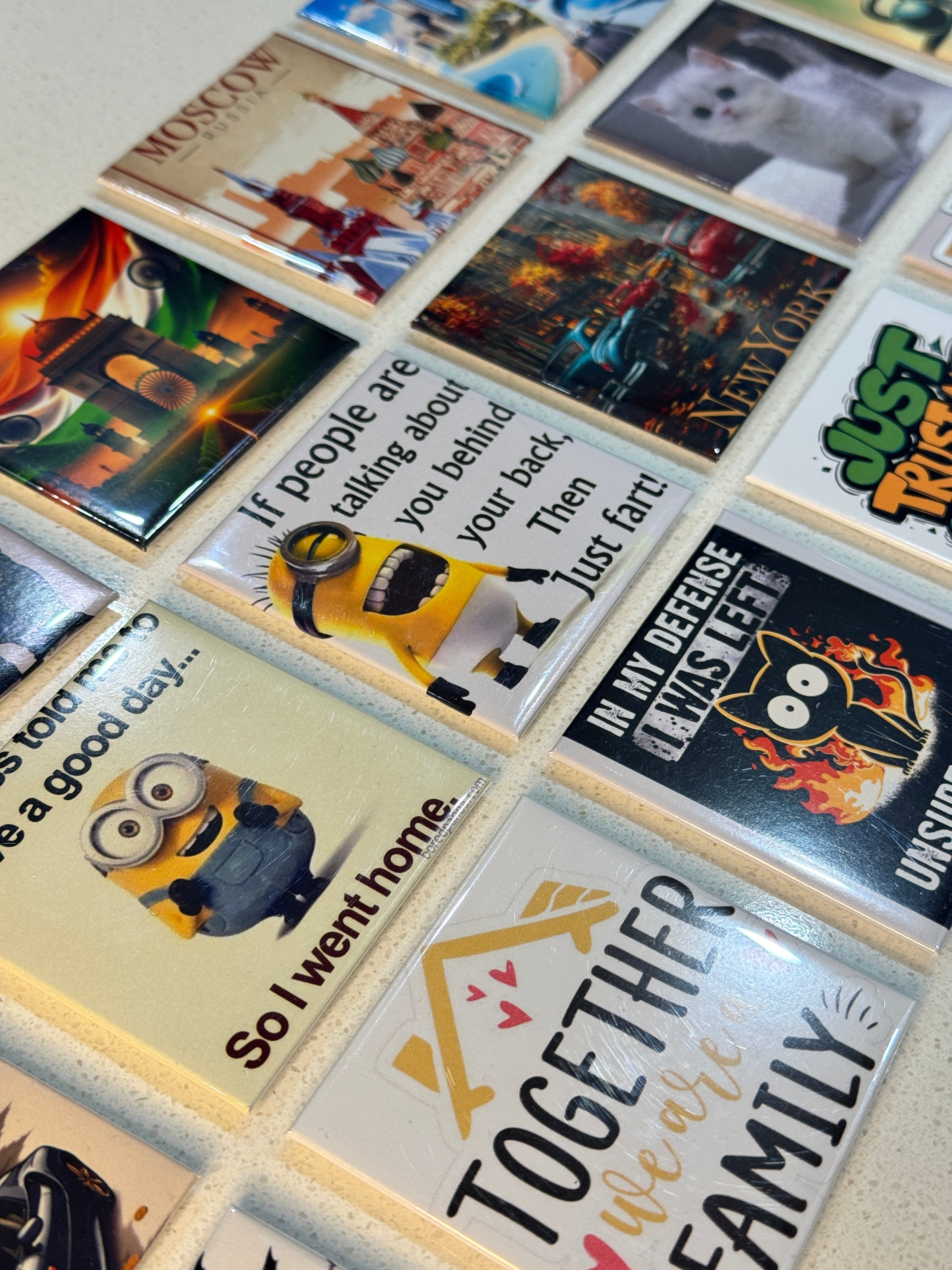 Custom Square Photo Magnets